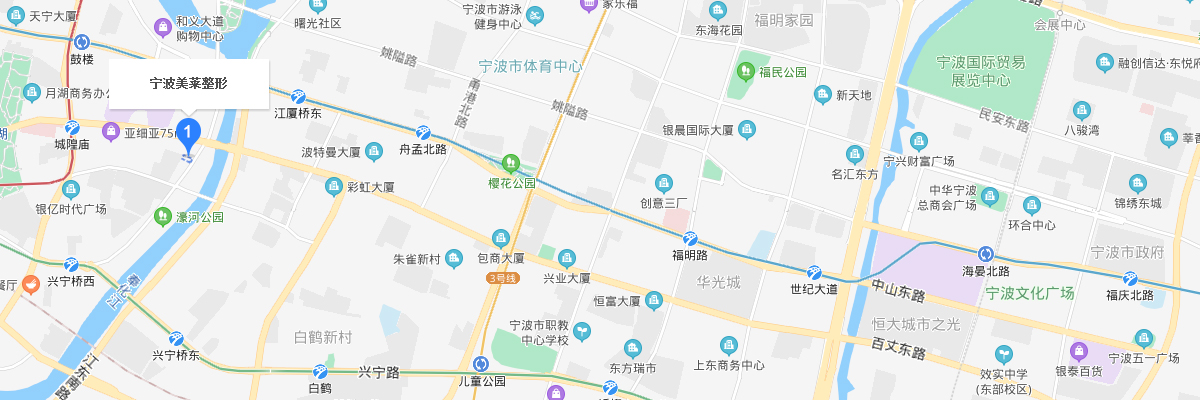 宁波美莱来院路线