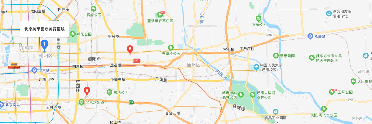 北京美莱来院路线