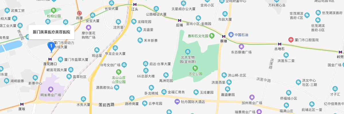 厦门美莱来院路线